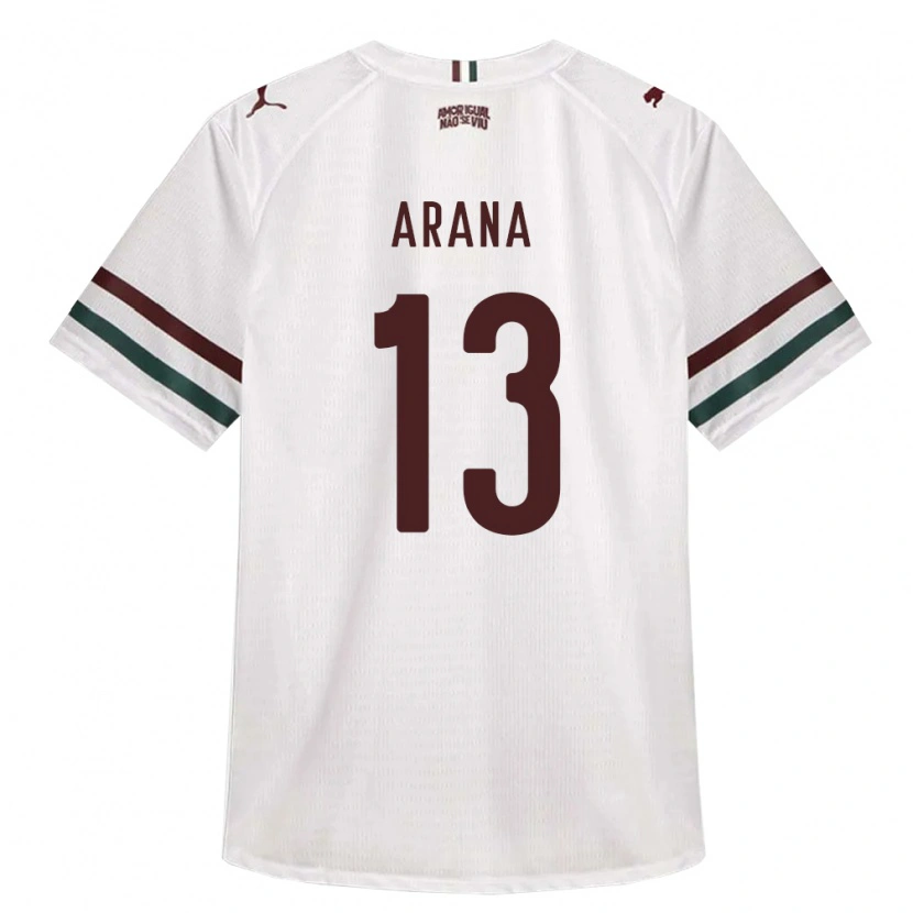 Danxen Damen Guilherme Arana #13 Weiß Grün Burgund Auswärtstrikot Trikot 2026/27 T-Shirt