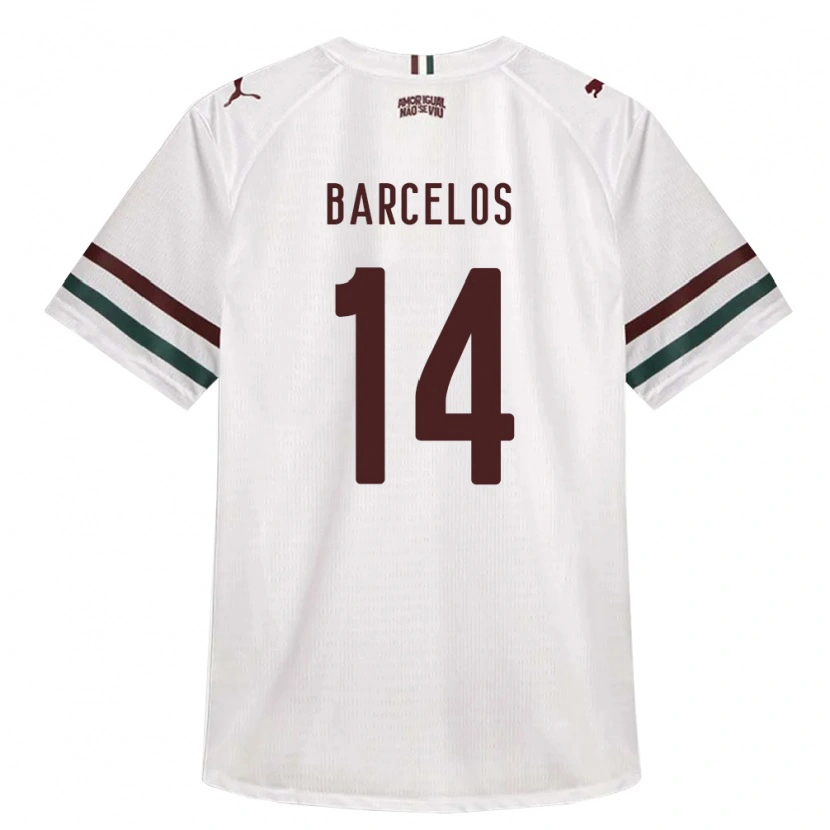 Danxen Damen Danilo Barcelos #14 Weiß Grün Burgund Auswärtstrikot Trikot 2026/27 T-Shirt