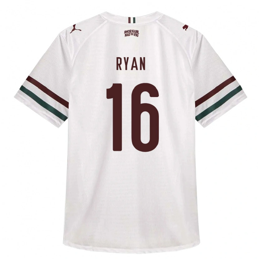 Danxen Damen Arthur Ryan #16 Weiß Grün Burgund Auswärtstrikot Trikot 2026/27 T-Shirt
