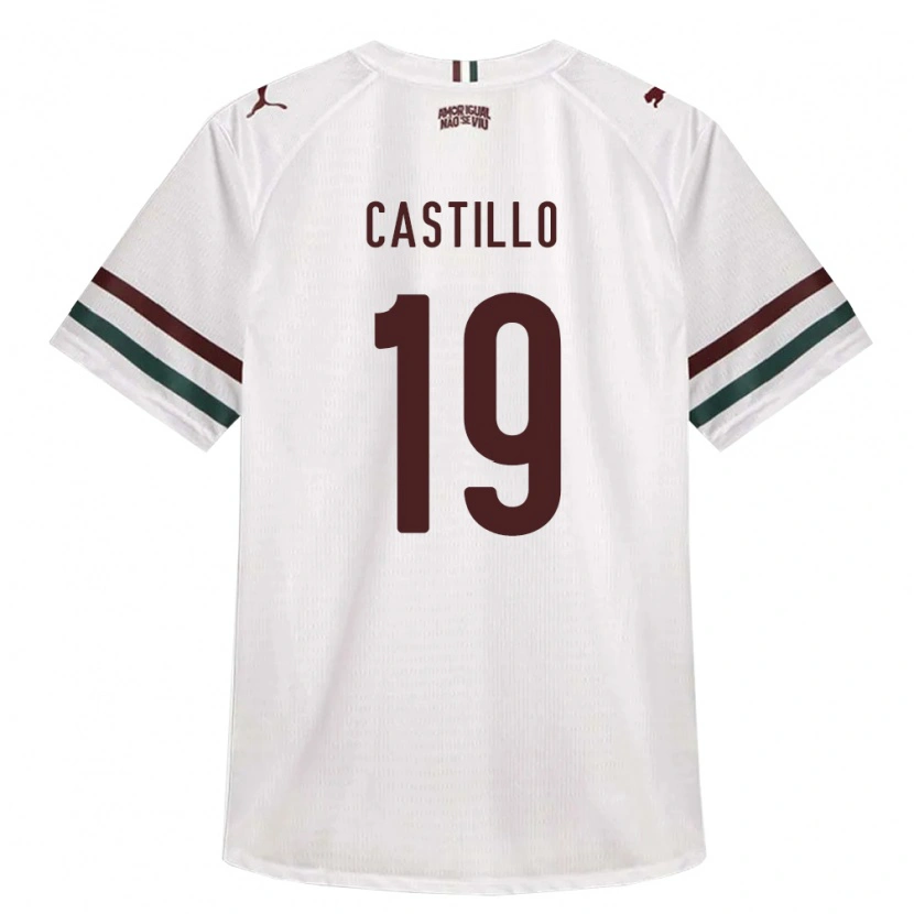 Danxen Damen Rodrigo Castillo #19 Weiß Grün Burgund Auswärtstrikot Trikot 2026/27 T-Shirt