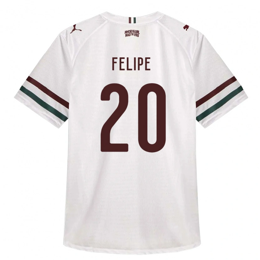 Danxen Damen Yago Felipe #20 Weiß Grün Burgund Auswärtstrikot Trikot 2026/27 T-Shirt