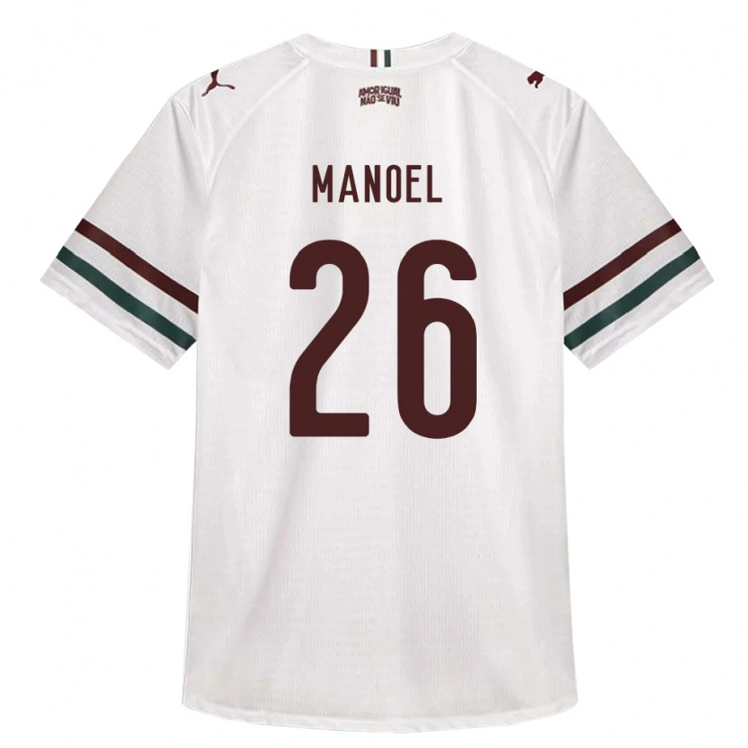 Danxen Damen Manoel #26 Weiß Grün Burgund Auswärtstrikot Trikot 2026/27 T-Shirt