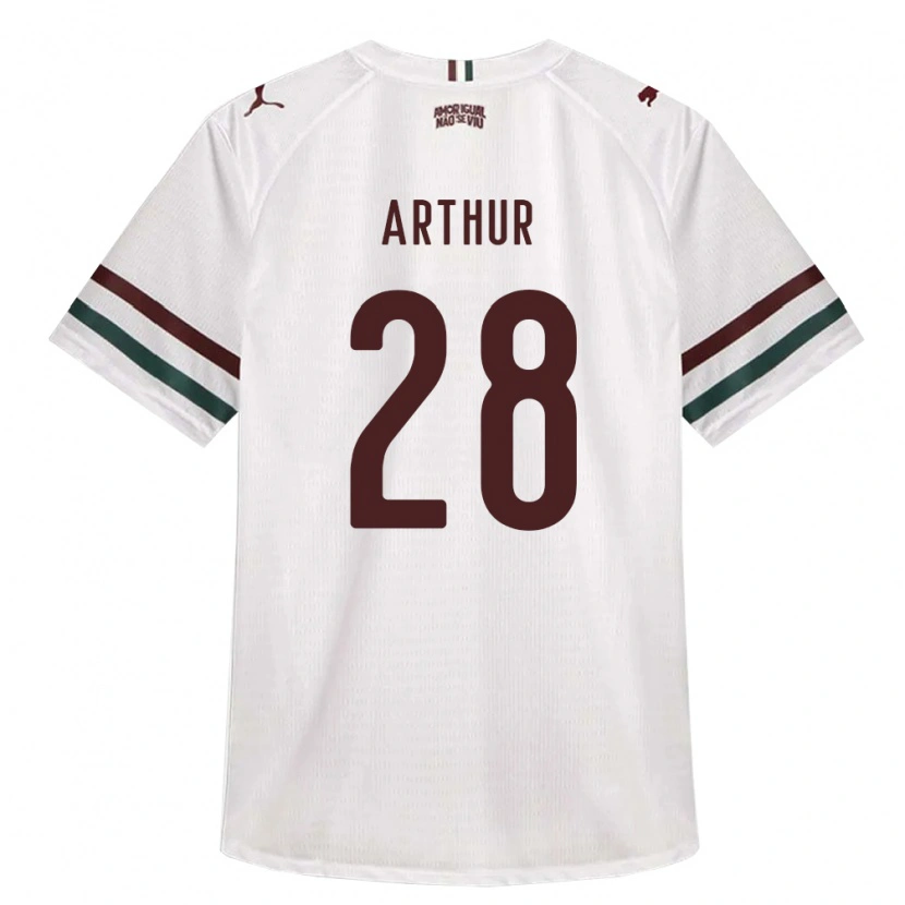 Danxen Damen Arthur #28 Weiß Grün Burgund Auswärtstrikot Trikot 2026/27 T-Shirt