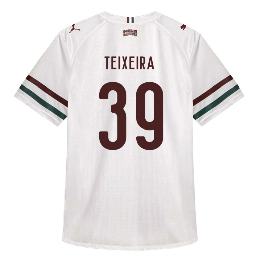 Danxen Damen Gabriel Teixeira #39 Weiß Grün Burgund Auswärtstrikot Trikot 2026/27 T-Shirt
