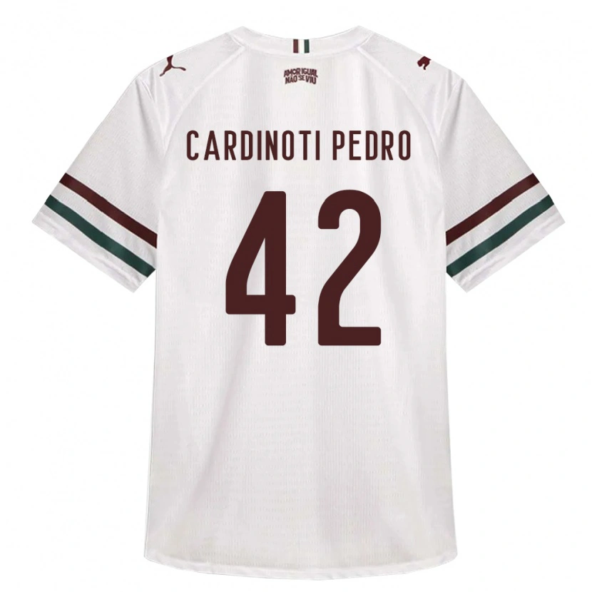 Danxen Damen Jhonny Cardinoti Pedro #42 Weiß Grün Burgund Auswärtstrikot Trikot 2026/27 T-Shirt