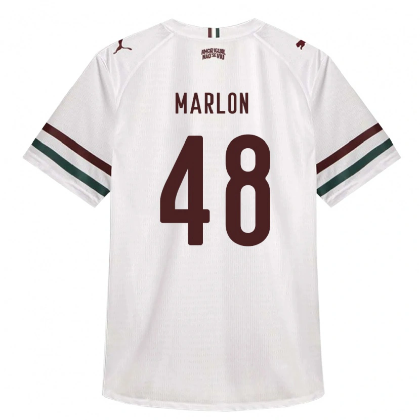 Danxen Damen Marlon Almeida Da Silva Ignacio #48 Weiß Grün Burgund Auswärtstrikot Trikot 2026/27 T-Shirt