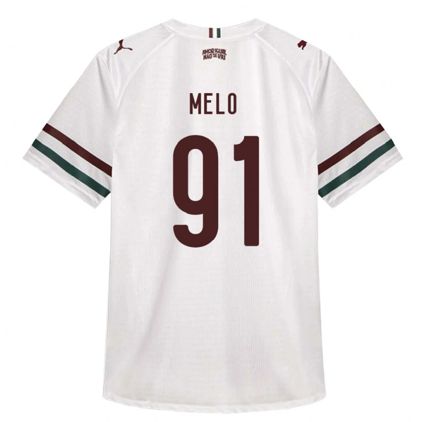 Danxen Damen Davi Melo #91 Weiß Grün Burgund Auswärtstrikot Trikot 2026/27 T-Shirt
