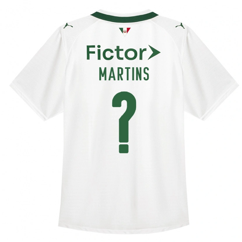 Danxen Damen Alex Martins #0 Grün Weiß Auswärtstrikot Trikot 2026/27 T-Shirt