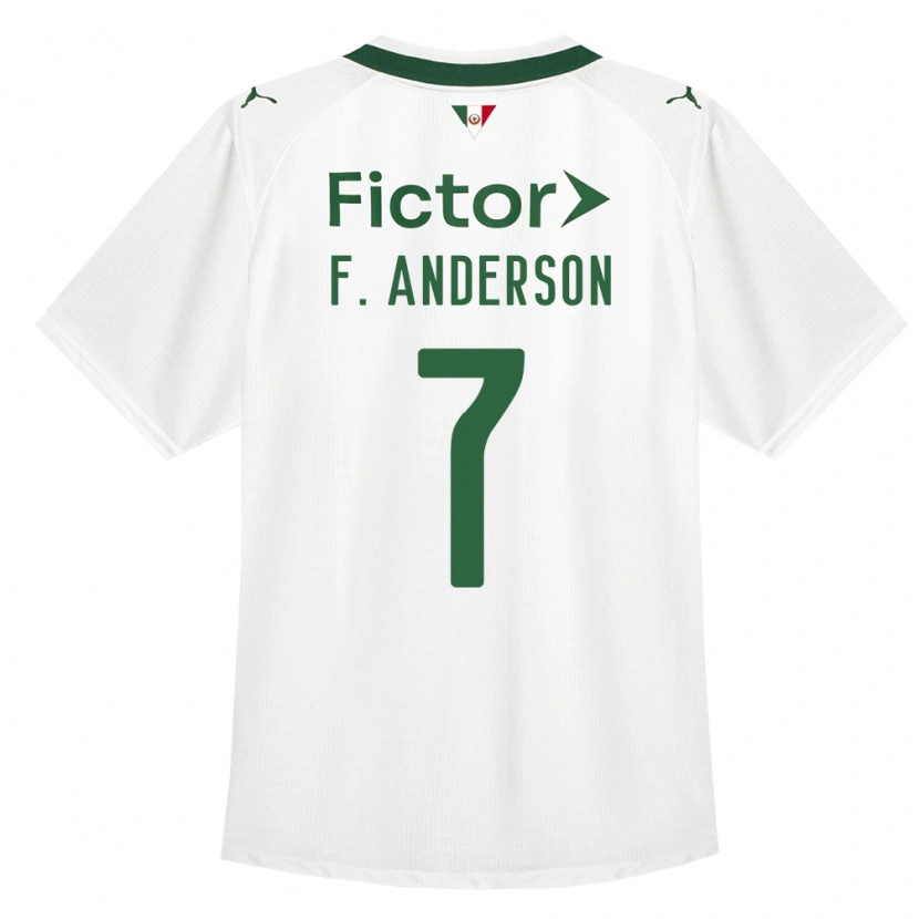 Danxen Damen Felipe Anderson #7 Grün Weiß Auswärtstrikot Trikot 2026/27 T-Shirt