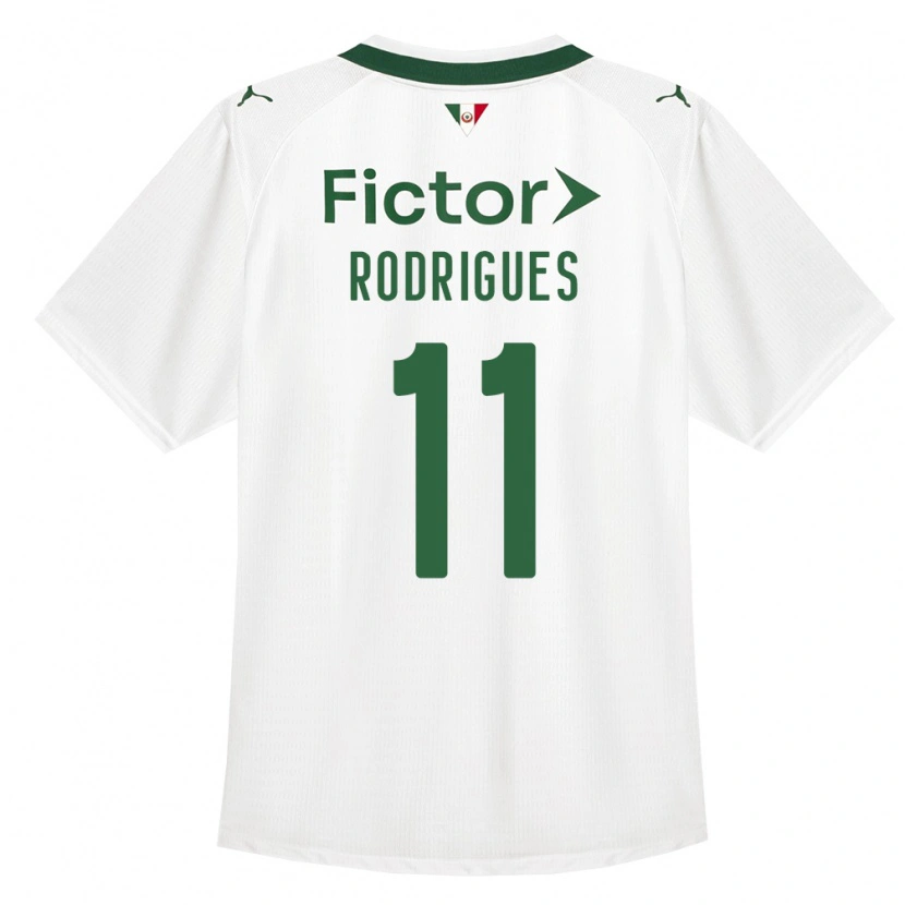 Danxen Damen Bruno Rodrigues #11 Grün Weiß Auswärtstrikot Trikot 2026/27 T-Shirt