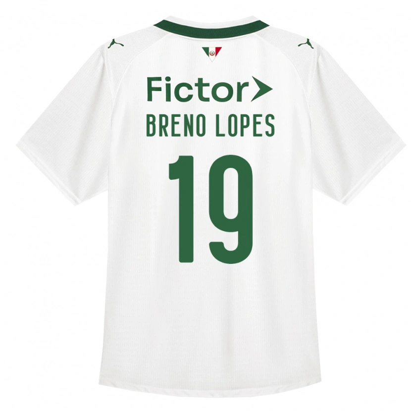 Danxen Damen Breno Lopes #19 Grün Weiß Auswärtstrikot Trikot 2026/27 T-Shirt