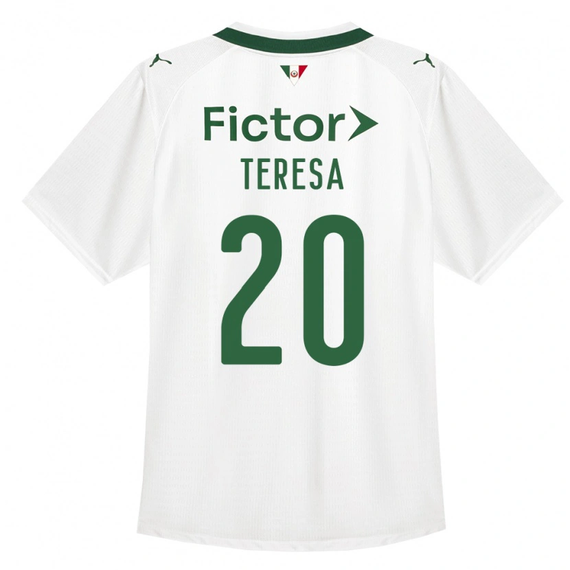 Danxen Damen Felipe Teresa #20 Grün Weiß Auswärtstrikot Trikot 2026/27 T-Shirt
