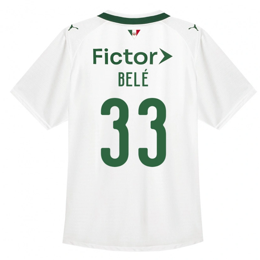 Danxen Damen Erick Belé #33 Grün Weiß Auswärtstrikot Trikot 2026/27 T-Shirt