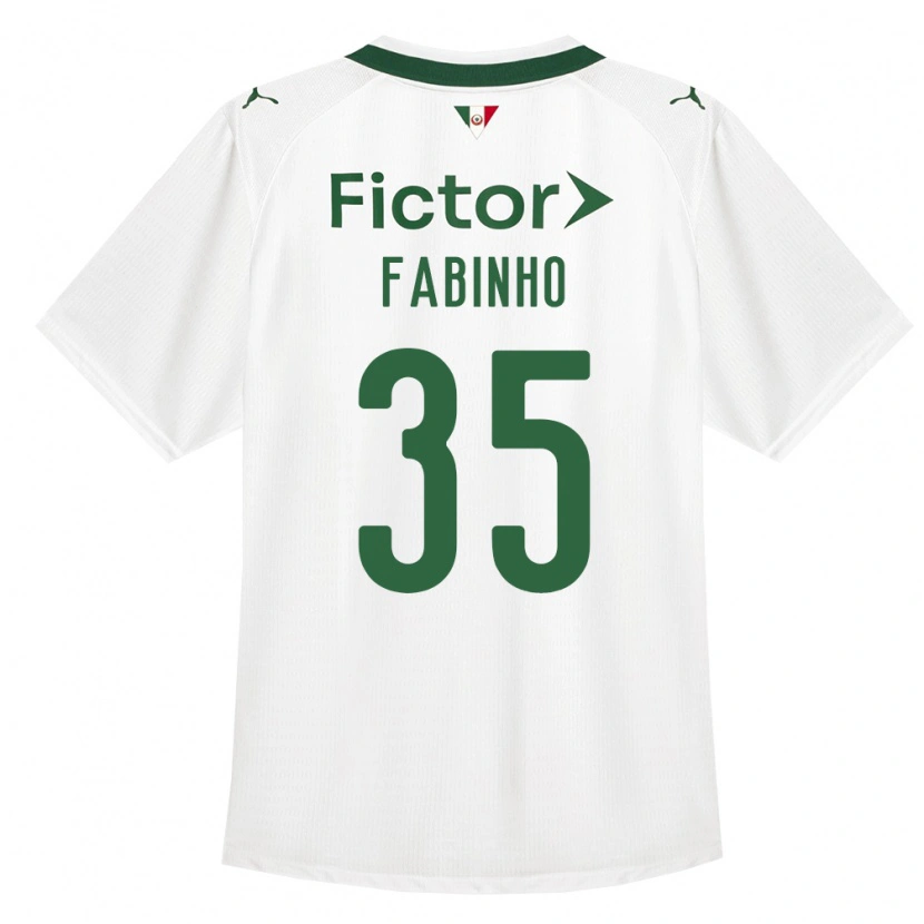 Danxen Damen Fabinho #35 Grün Weiß Auswärtstrikot Trikot 2026/27 T-Shirt