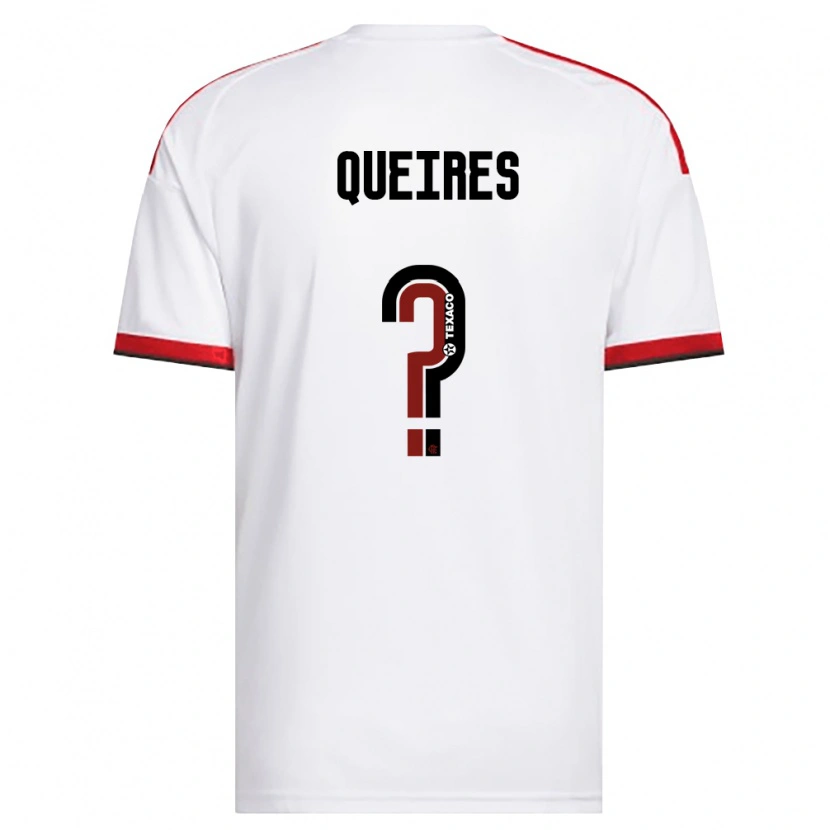 Danxen Damen Daniel Queires #0 Weiß Rot Schwarz Auswärtstrikot Trikot 2026/27 T-Shirt
