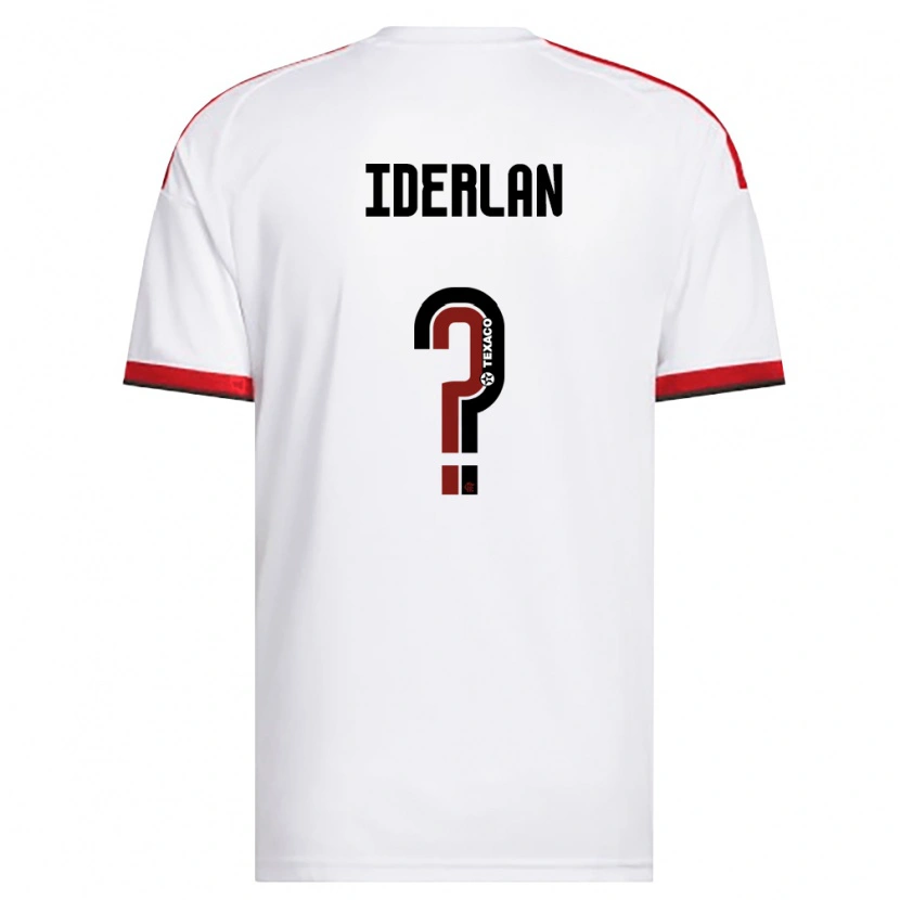 Danxen Damen Iderlan Dos Santos Lopes Ferreira #0 Weiß Rot Schwarz Auswärtstrikot Trikot 2026/27 T-Shirt