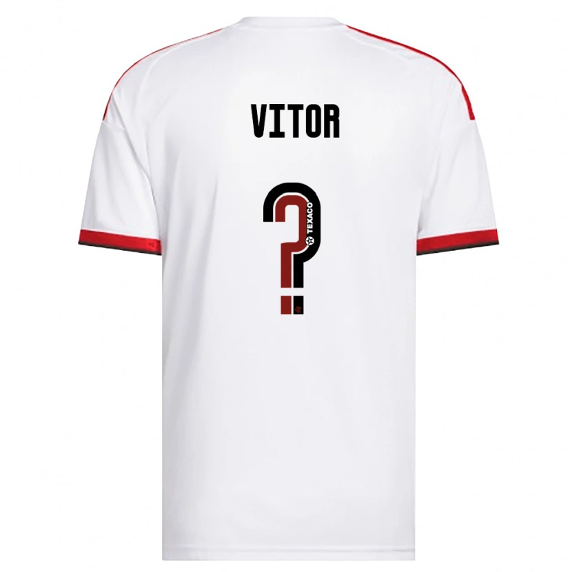 Danxen Damen João Vitor #0 Weiß Rot Schwarz Auswärtstrikot Trikot 2026/27 T-Shirt