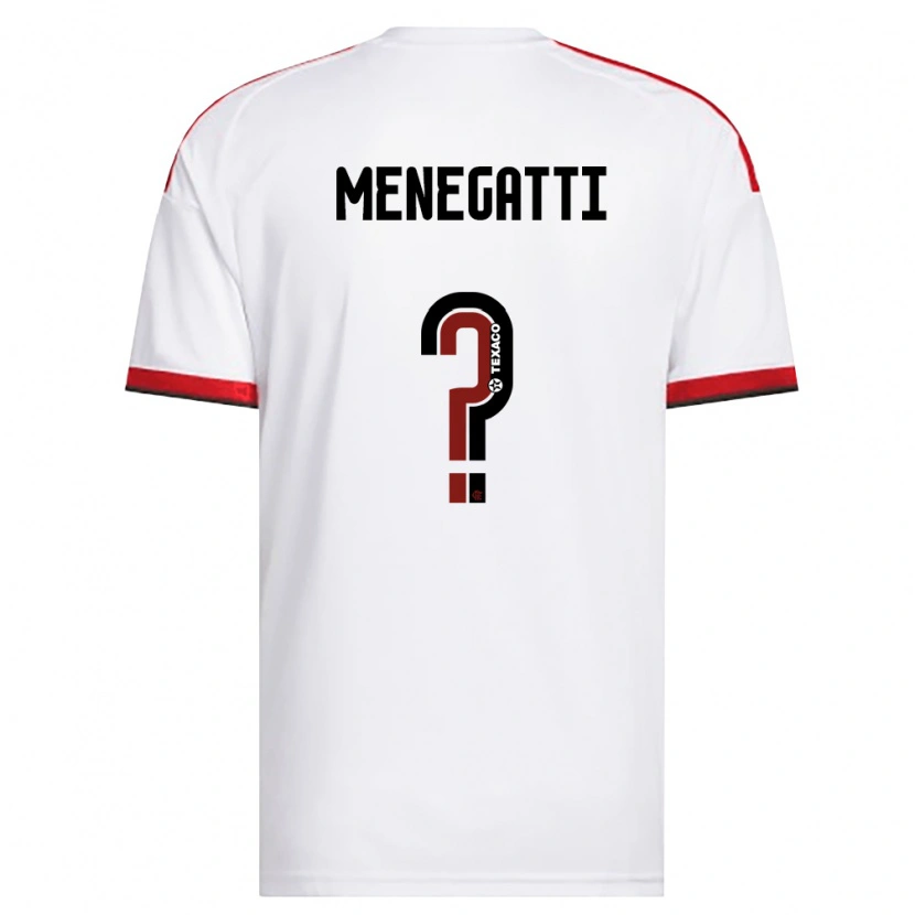 Danxen Damen Kauan Menegatti #0 Weiß Rot Schwarz Auswärtstrikot Trikot 2026/27 T-Shirt