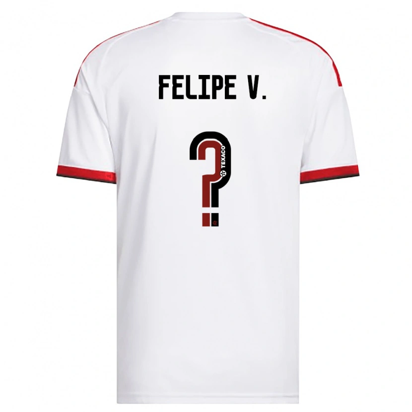 Danxen Damen Felipe Vieira #0 Weiß Rot Schwarz Auswärtstrikot Trikot 2026/27 T-Shirt