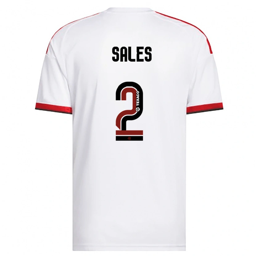 Danxen Damen Daniel Sales #2 Weiß Rot Schwarz Auswärtstrikot Trikot 2026/27 T-Shirt