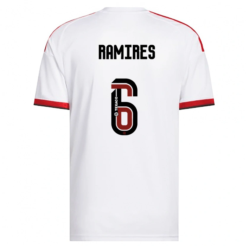 Danxen Damen Gustavo Rodrigues Nunes #6 Weiß Rot Schwarz Auswärtstrikot Trikot 2026/27 T-Shirt