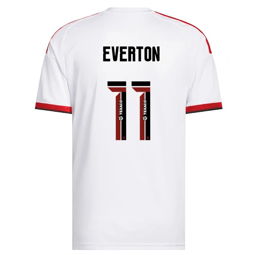 Danxen Damen Everton Sousa Soares #11 Weiß Rot Schwarz Auswärtstrikot Trikot 2026/27 T-Shirt