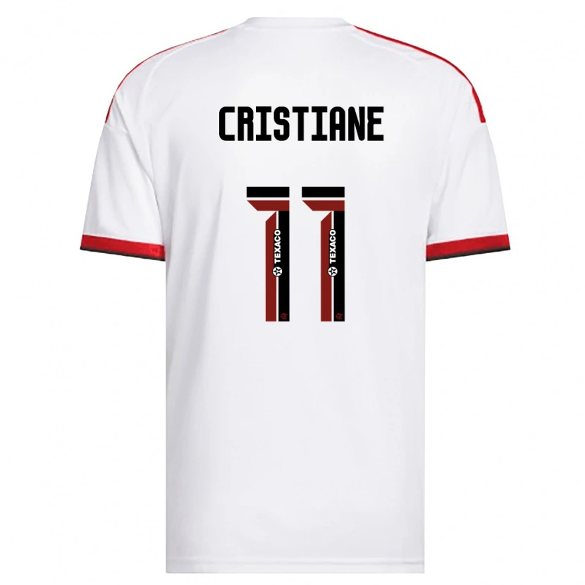 Danxen Damen Cristiane #11 Weiß Rot Schwarz Auswärtstrikot Trikot 2026/27 T-Shirt