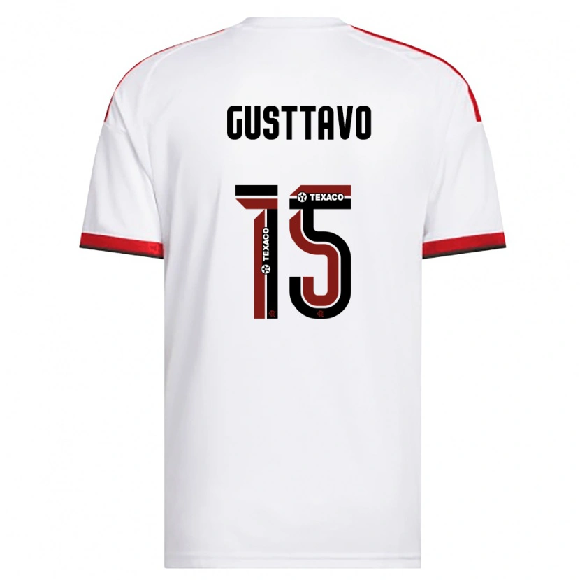 Danxen Damen Gusttavo Sousa #15 Weiß Rot Schwarz Auswärtstrikot Trikot 2026/27 T-Shirt