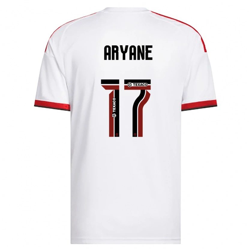 Danxen Damen Aryane #17 Weiß Rot Schwarz Auswärtstrikot Trikot 2026/27 T-Shirt