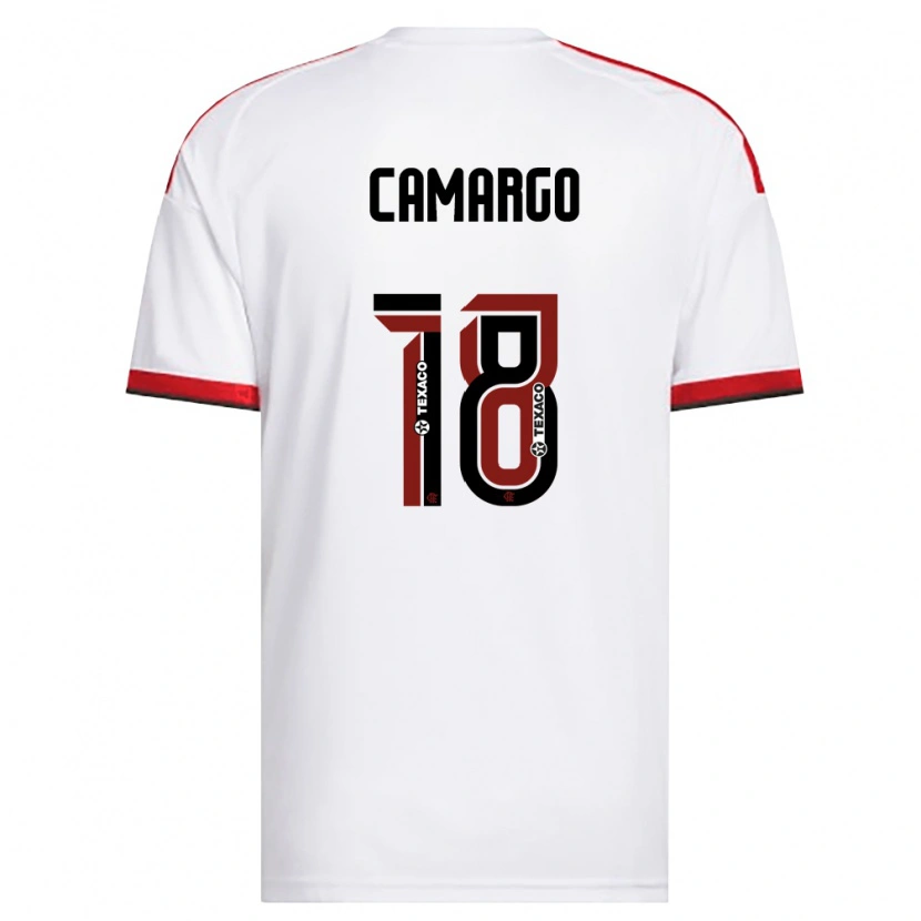 Danxen Damen João Camargo #18 Weiß Rot Schwarz Auswärtstrikot Trikot 2026/27 T-Shirt
