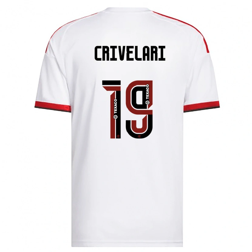 Danxen Damen Crivelari #19 Weiß Rot Schwarz Auswärtstrikot Trikot 2026/27 T-Shirt