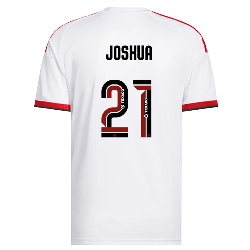 Danxen Damen Caio Joshua Lana De Andrade #21 Weiß Rot Schwarz Auswärtstrikot Trikot 2026/27 T-Shirt
