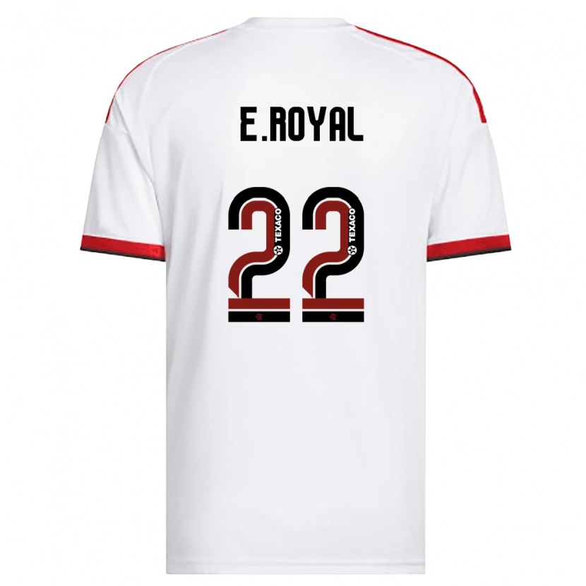 Danxen Damen Emerson Royal #22 Weiß Rot Schwarz Auswärtstrikot Trikot 2026/27 T-Shirt
