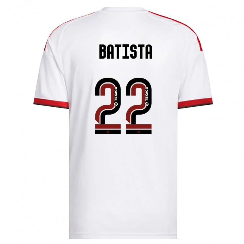 Danxen Damen Gabriel Batista #22 Weiß Rot Schwarz Auswärtstrikot Trikot 2026/27 T-Shirt