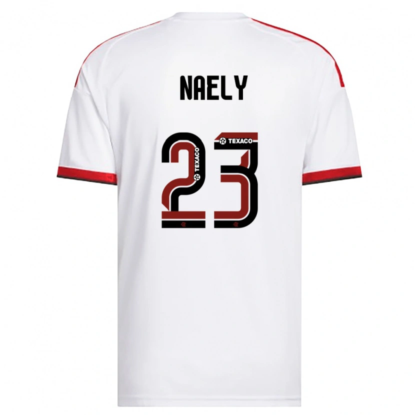 Danxen Damen Naely #23 Weiß Rot Schwarz Auswärtstrikot Trikot 2026/27 T-Shirt