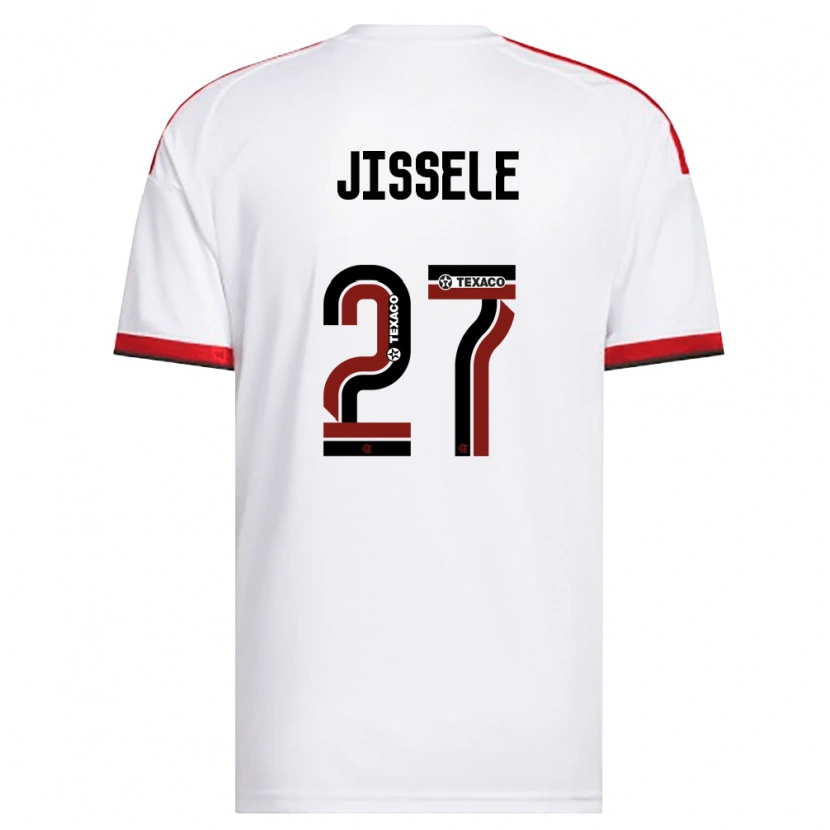 Danxen Damen Jissele #27 Weiß Rot Schwarz Auswärtstrikot Trikot 2026/27 T-Shirt