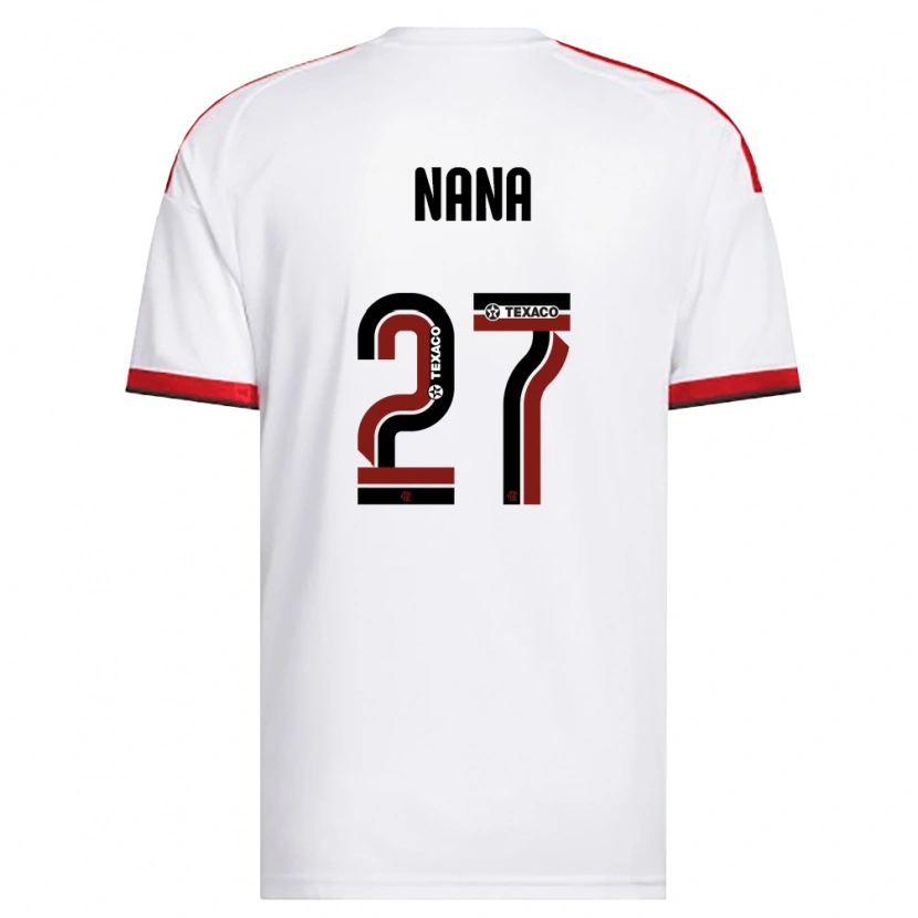 Danxen Damen Nana #27 Weiß Rot Schwarz Auswärtstrikot Trikot 2026/27 T-Shirt