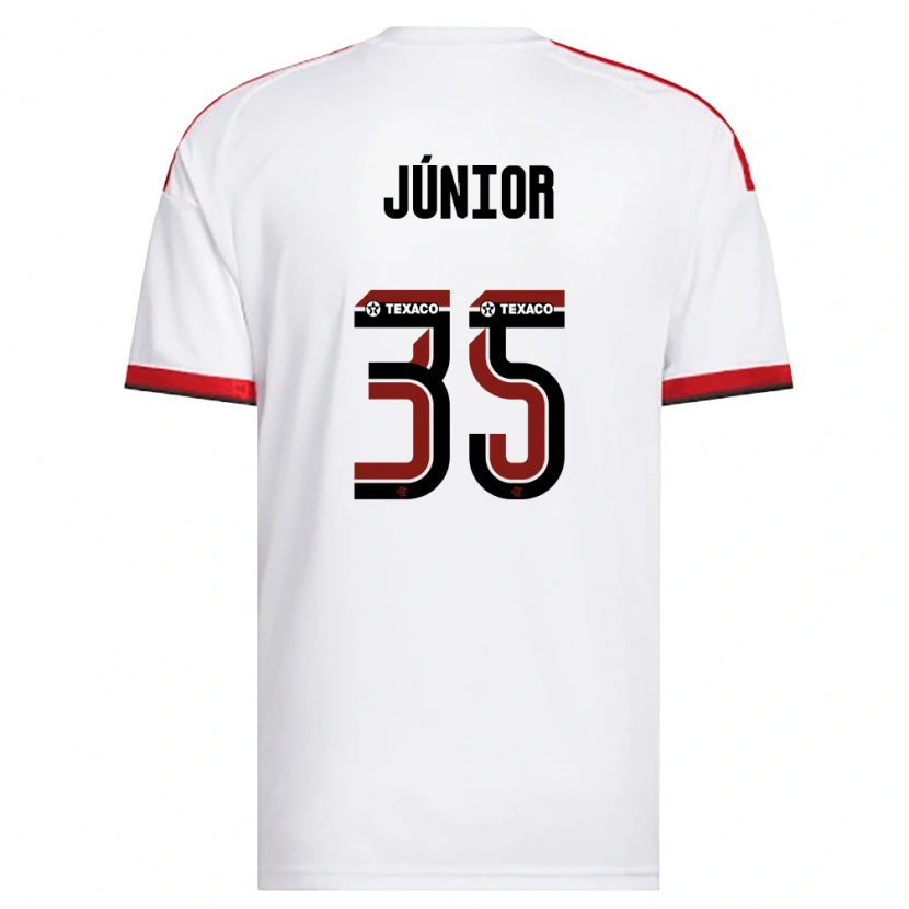 Danxen Damen Kaylaine Júnior #35 Weiß Rot Schwarz Auswärtstrikot Trikot 2026/27 T-Shirt