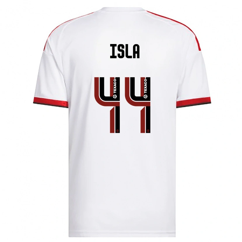 Danxen Damen Mauricio Isla #44 Weiß Rot Schwarz Auswärtstrikot Trikot 2026/27 T-Shirt