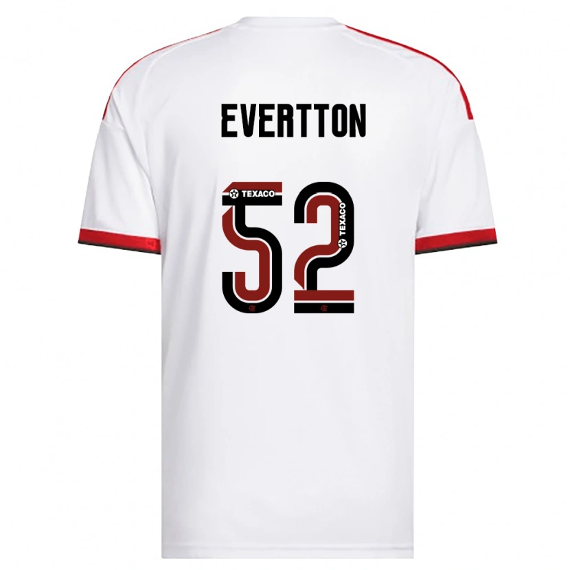 Danxen Damen Evertton Araújo #52 Weiß Rot Schwarz Auswärtstrikot Trikot 2026/27 T-Shirt