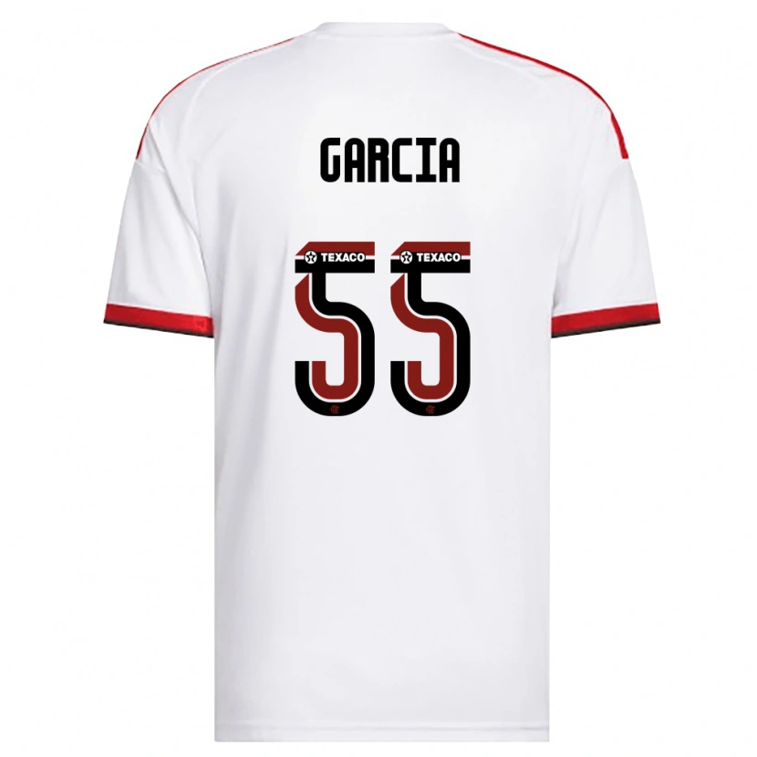 Danxen Damen Caio Garcia #55 Weiß Rot Schwarz Auswärtstrikot Trikot 2026/27 T-Shirt