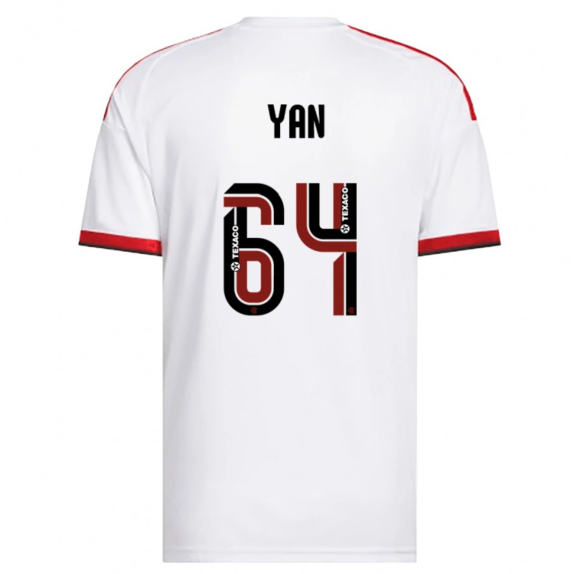 Danxen Damen Wallace Yan #64 Weiß Rot Schwarz Auswärtstrikot Trikot 2026/27 T-Shirt