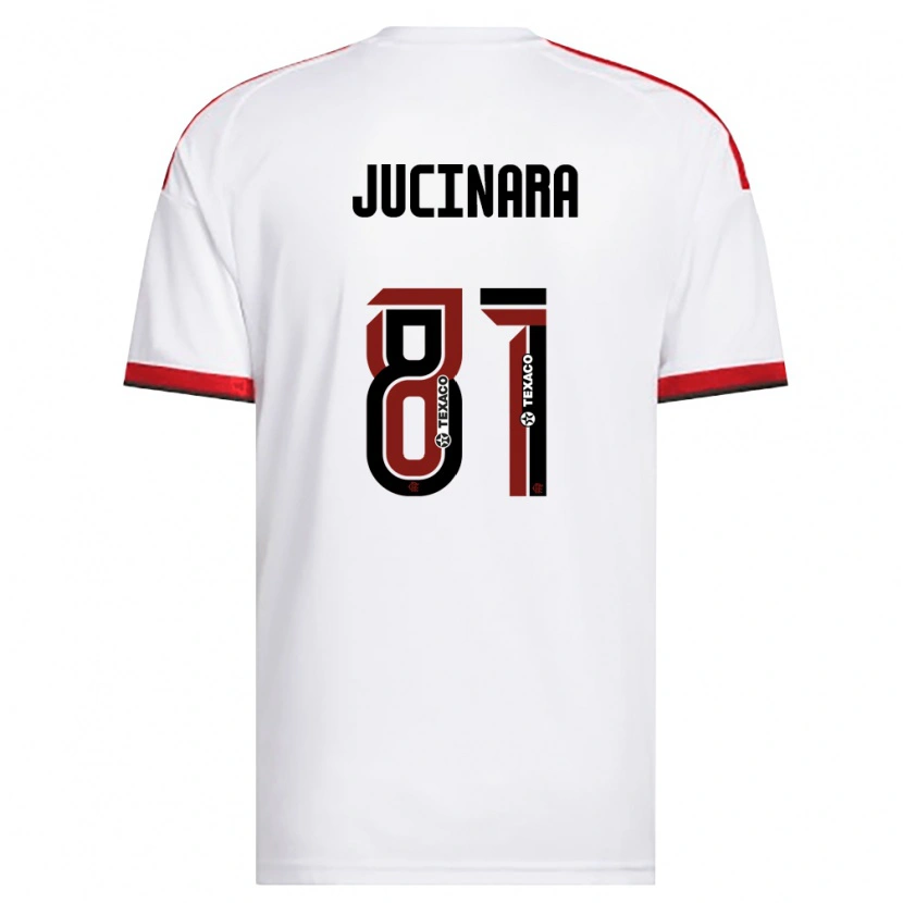 Danxen Damen Jucinara #81 Weiß Rot Schwarz Auswärtstrikot Trikot 2026/27 T-Shirt