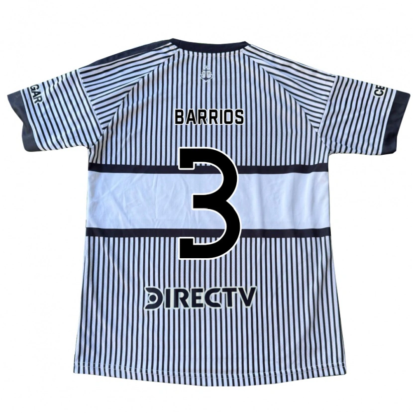 Danxen Damen Gabriela Barrios #3 Weiß Schwarz Gelb Auswärtstrikot Trikot 2026/27 T-Shirt