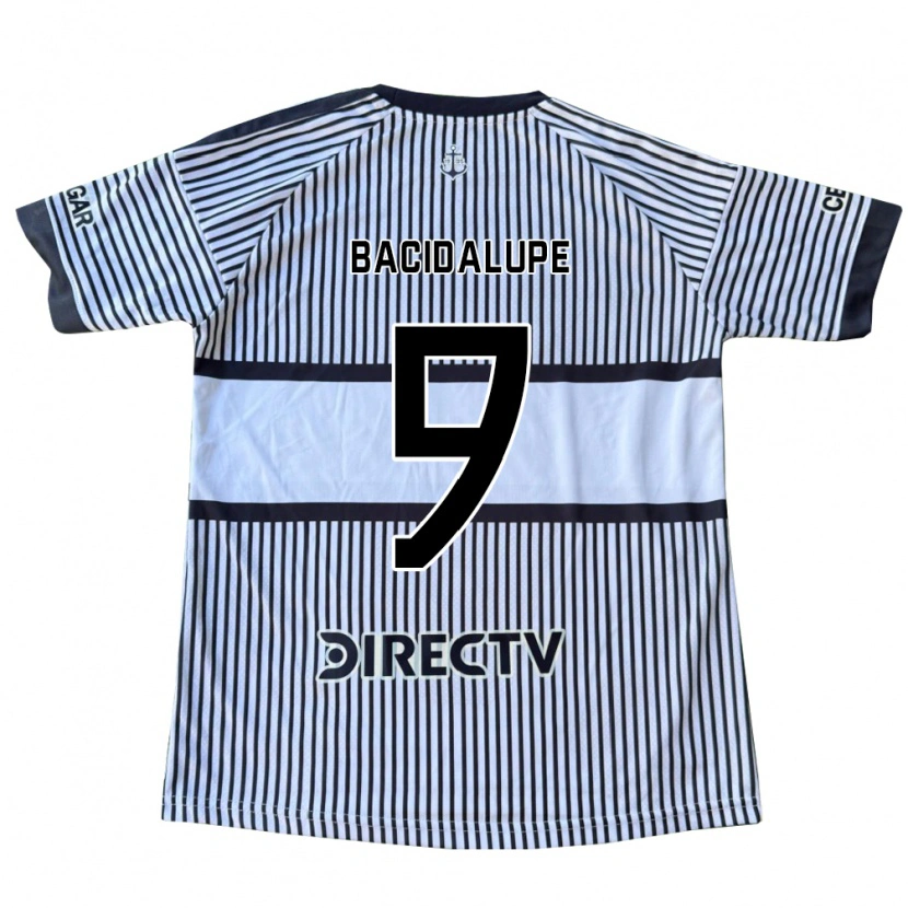 Danxen Damen Rodrigo Bacidalupe #9 Weiß Schwarz Gelb Auswärtstrikot Trikot 2026/27 T-Shirt