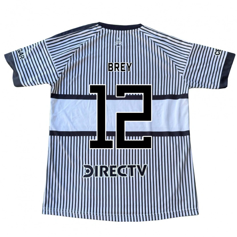 Danxen Damen Leandro Brey #12 Weiß Schwarz Gelb Auswärtstrikot Trikot 2026/27 T-Shirt