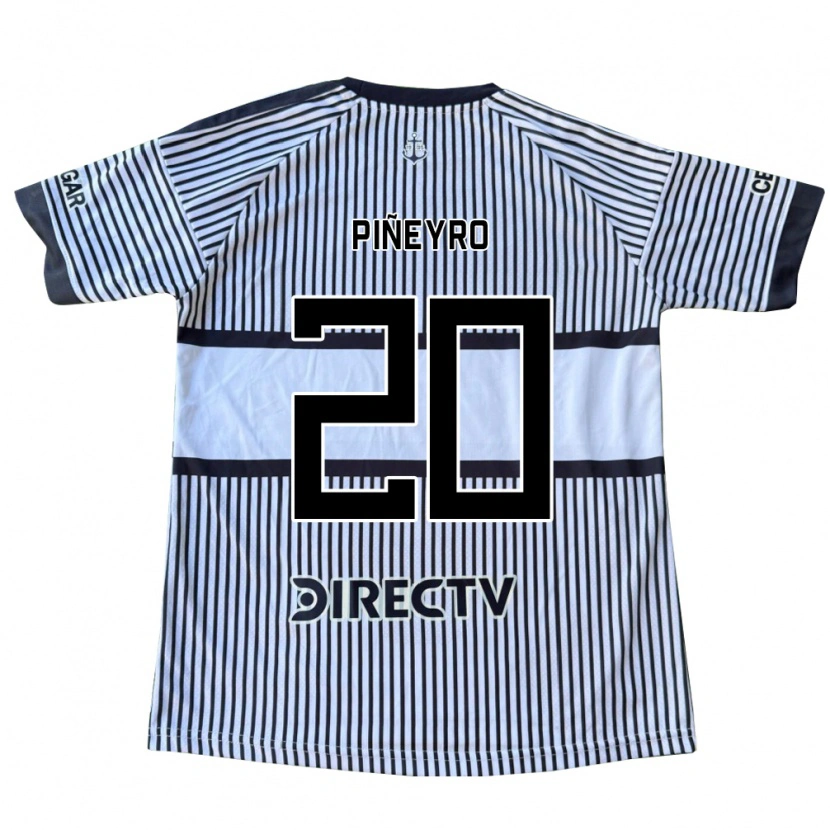 Danxen Damen Joaquín Piñeyro #20 Weiß Schwarz Gelb Auswärtstrikot Trikot 2026/27 T-Shirt