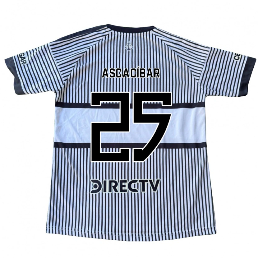 Danxen Damen Santiago Ascacíbar #25 Weiß Schwarz Gelb Auswärtstrikot Trikot 2026/27 T-Shirt