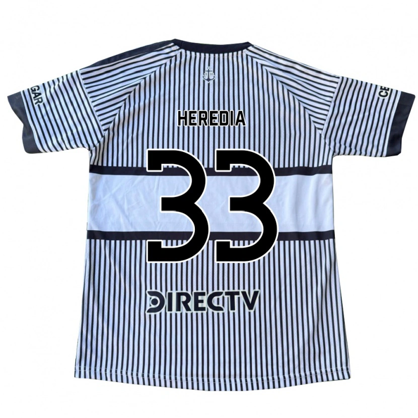 Danxen Damen Agustín Heredia #33 Weiß Schwarz Gelb Auswärtstrikot Trikot 2026/27 T-Shirt