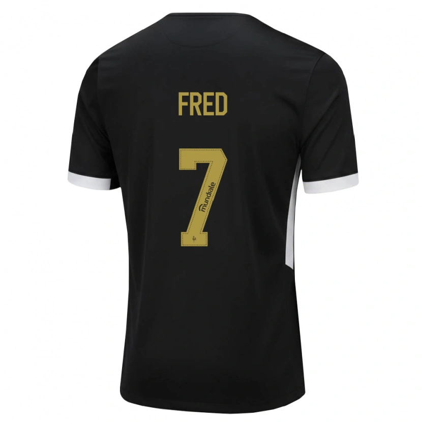 Danxen Damen Frederico Rodrigues De Paula Santos #7 Schwarz Weiß Gelb Heimtrikot Trikot 2026/27 T-Shirt